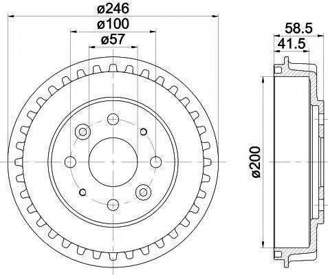 HELLA PAGID 8DT 355 300-781