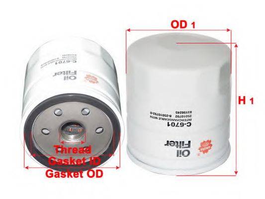 HOLDER 92142009 Масляний фільтр
