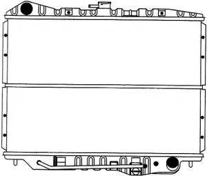 ISUZU 8-97171-431-0 Радіатор, охолодження двигуна