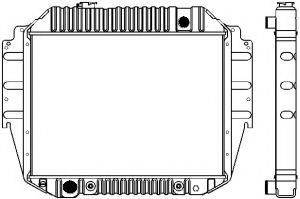 FORD D7UA8005CCA Радіатор, охолодження двигуна; Радіатор, Тяговий акумулятор