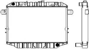 TOYOTA 16400-66130 Радіатор, охолодження двигуна
