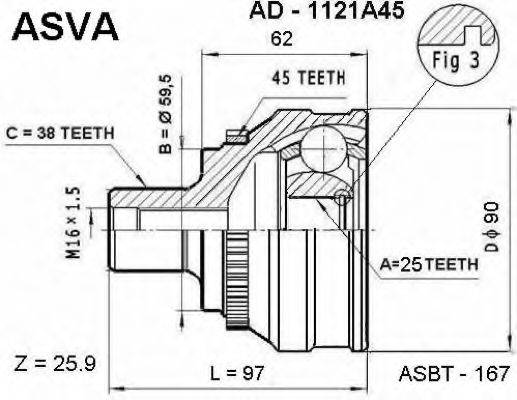 ASVA AD-1121A45