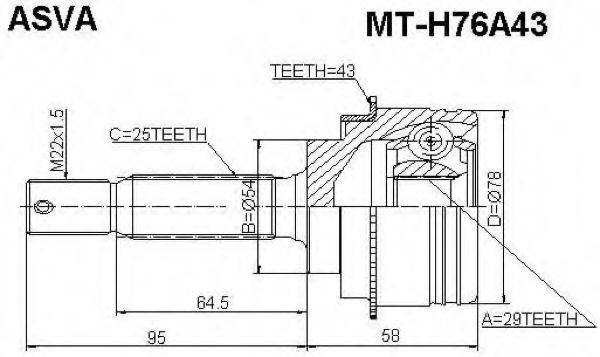 ASVA MT-H76A43