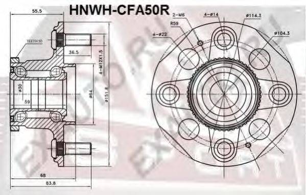 ASVA HNWH-CFA50R