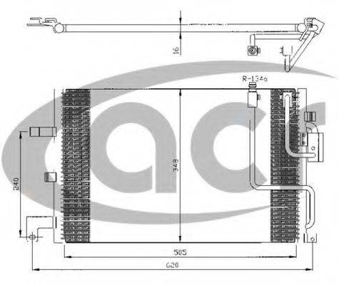 ACR 300273 Конденсатор, кондиціонер