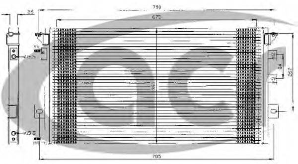 AVA QUALITY COOLING CR5023 Конденсатор, кондиціонер