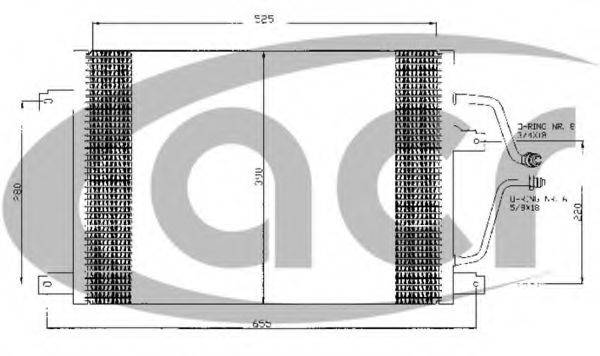 AVA QUALITY COOLING RT5211 Конденсатор, кондиціонер