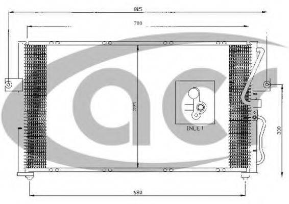 AVA QUALITY COOLING KA5014 Конденсатор, кондиціонер
