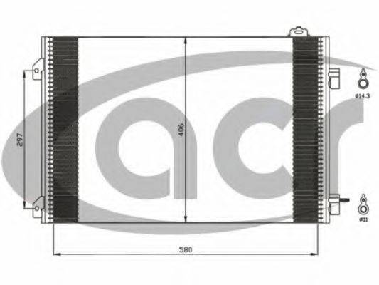 AVA QUALITY COOLING RT5347 Конденсатор, кондиціонер
