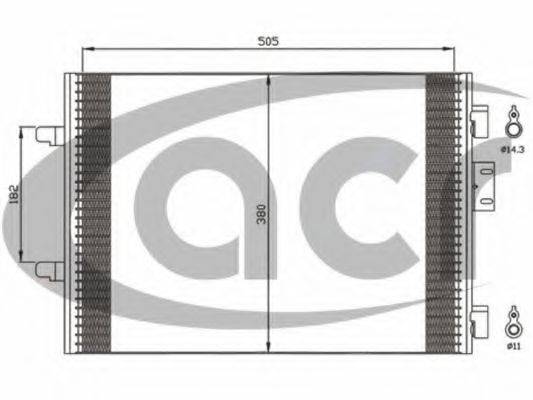 AVA QUALITY COOLING RT5315 Конденсатор, кондиціонер