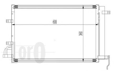 LANCIA 976062F000 Конденсатор, кондиціонер