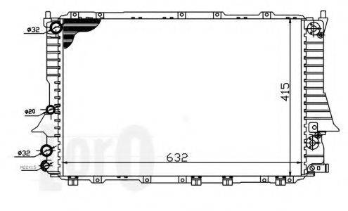 PRIMA D7A016TT Радіатор, охолодження двигуна