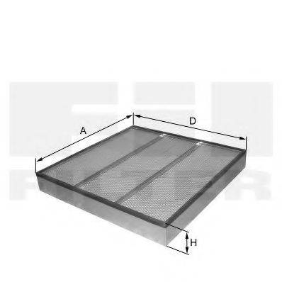 FIL FILTER HP630 Повітряний фільтр