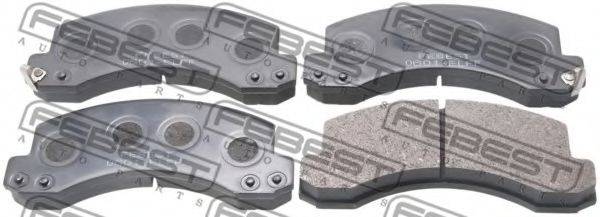 ISUZU 5-86750-082-0 Комплект гальмівних колодок, дискове гальмо