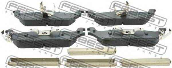 FORD 4U2Z-2V200-A Комплект гальмівних колодок, дискове гальмо