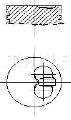 METAL LEVE P2445 Поршень