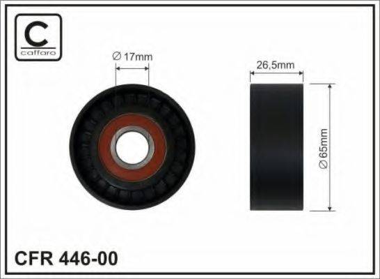 CAFFARO 44600 Натяжний ролик, полікліновий ремінь