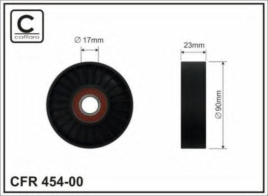 CAFFARO 45400 Натяжний ролик, полікліновий ремінь