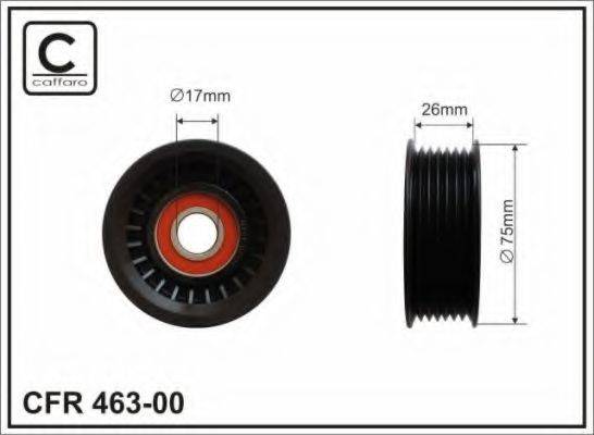 CAFFARO 46300 Натяжний ролик, полікліновий ремінь