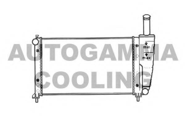 AUTOGAMMA 101398 Радіатор, охолодження двигуна