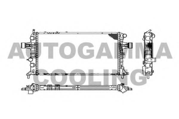 AUTOGAMMA 101449 Радіатор, охолодження двигуна