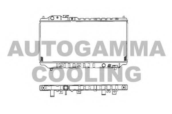 AUTOGAMMA 101450 Радіатор, охолодження двигуна