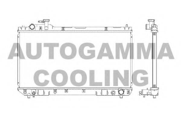 AUTOGAMMA 102359 Радіатор, охолодження двигуна