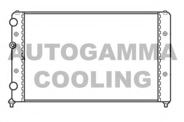AUTOGAMMA 102381 Радіатор, охолодження двигуна