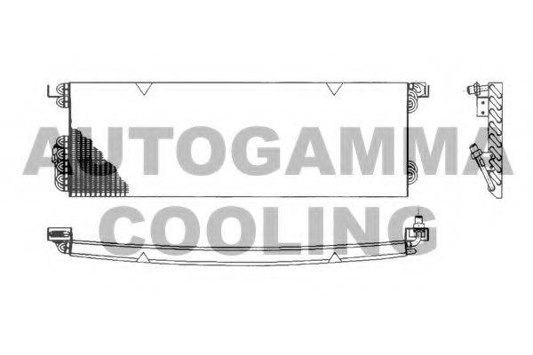 AUTOGAMMA 102754 Конденсатор, кондиціонер