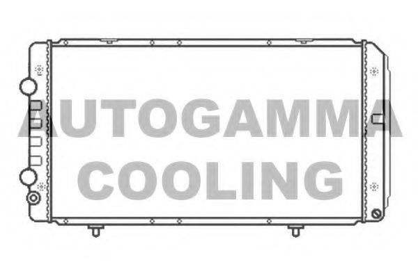 AUTOGAMMA 102901 Радіатор, охолодження двигуна