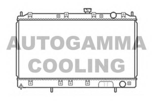 AUTOGAMMA 103961 Радіатор, охолодження двигуна