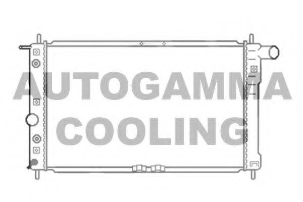 AUTOGAMMA 104057 Радіатор, охолодження двигуна