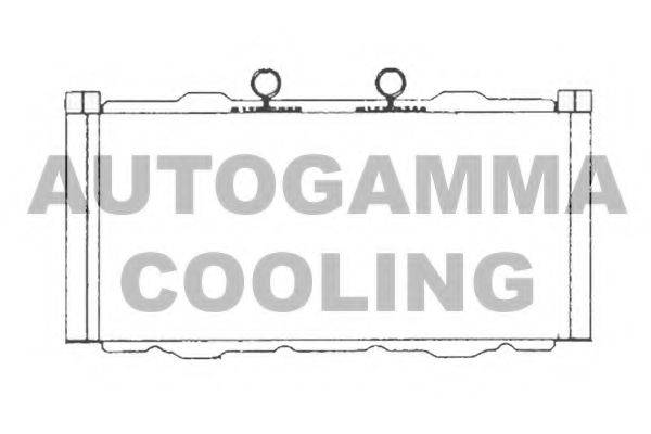 AUTOGAMMA 104181 Радіатор, охолодження двигуна