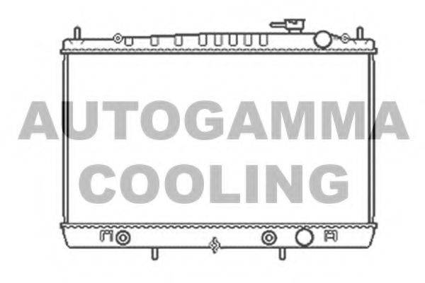 AUTOGAMMA 104296 Радіатор, охолодження двигуна