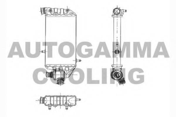 AUTOGAMMA 104360 Радіатор, охолодження двигуна