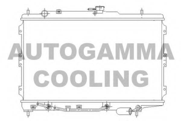 AUTOGAMMA 104659 Радіатор, охолодження двигуна