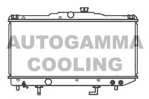 AUTOGAMMA 104719 Радіатор, охолодження двигуна