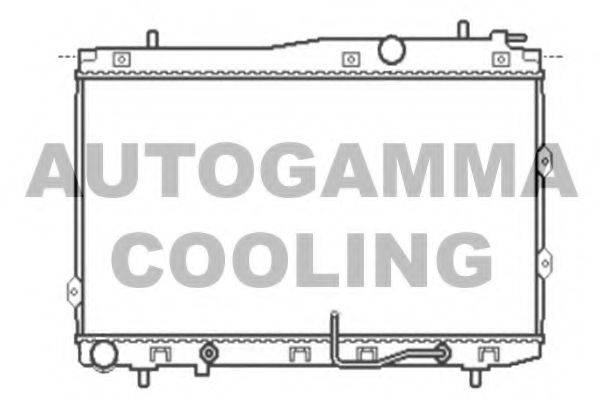 AUTOGAMMA 104768 Радіатор, охолодження двигуна