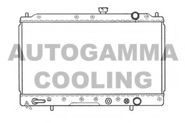 AUTOGAMMA 105569 Радіатор, охолодження двигуна