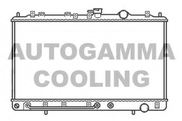 AUTOGAMMA 105752 Радіатор, охолодження двигуна