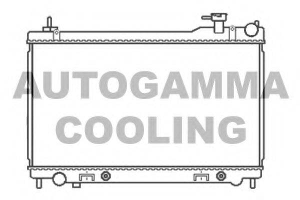 AUTOGAMMA 105759 Радіатор, охолодження двигуна