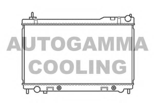 AUTOGAMMA 105760 Радіатор, охолодження двигуна