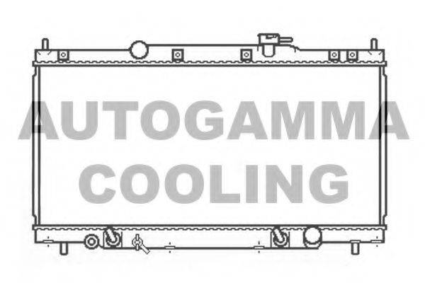 AUTOGAMMA 107023 Радіатор, охолодження двигуна