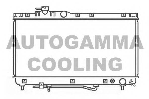 AUTOGAMMA 107055 Радіатор, охолодження двигуна