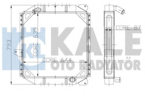 KALE OTO RADYATOR 114400
