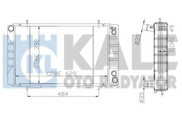KALE OTO RADYATOR 116099