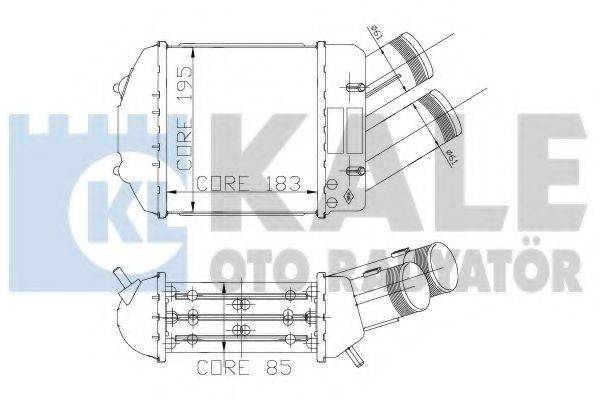 KALE OTO RADYATOR 126100