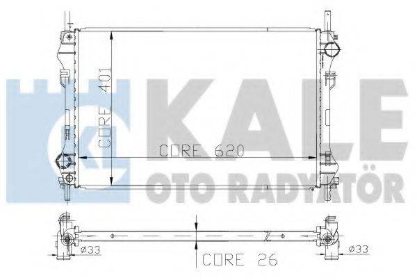 KALE OTO RADYATOR 126400