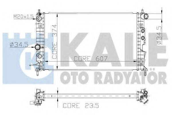 KALE OTO RADYATOR 134100