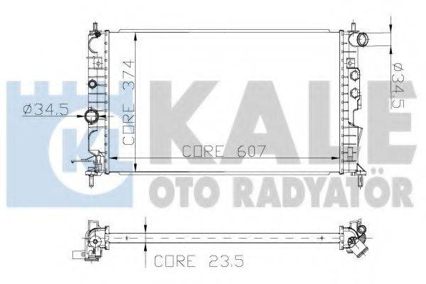 KALE OTO RADYATOR 136200